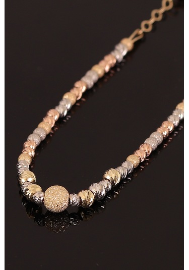 Çelikoğlu Kuyumculuk 14 Ayar Altın Dorikalı Kadın Bilekliği 5,74 Beyaz Altın