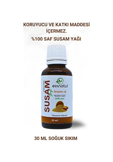 Einnatur Susam Yağı %100 Saf Soğuk Sıkım 30 ML