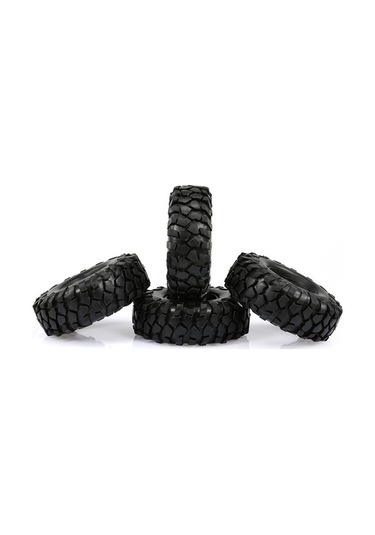 Novahub 1/10 Ölçekli Rc Arazi Aracı Lastikleri - 96mm Kaya Tırmanış, 1.9 Jant Uyumlu, 4 Adet Kauçuk Lastik