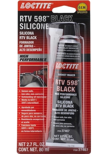 Loctite Sı 598 - 80Ml | Silikon Conta | Siyah | 250°C Siyah