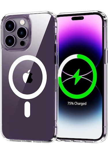 Iphone 14 Pro Max Kilif 6.7 Seffaf Magsafe Uyumlu Kamera Korumali 556384208