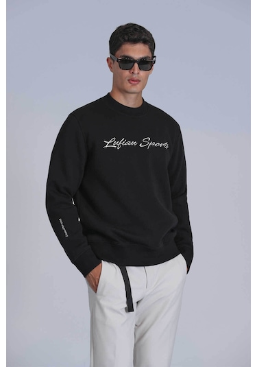Lufian Erkek Sweatshirt Siyah 112030137 Loved 25kn28000034 N28012 Siyah