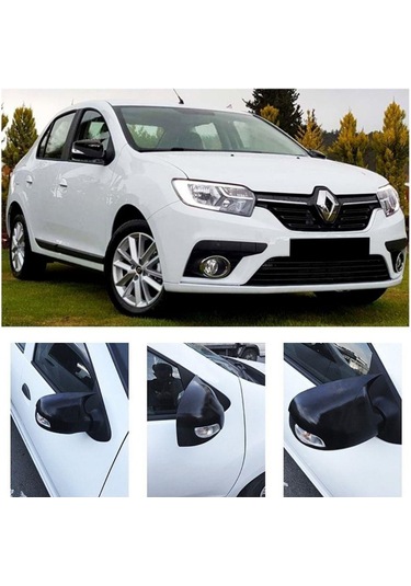 Renault Symbol Batman Yarasa Ayna Kapağı Piano Black 2013-2020