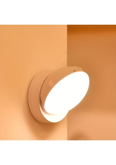 Xuweiwei 1 Adet Hareket Sensörlü Gece Lambası - Aydınlatma Ayarlı Otomatik Açma Kapama Yatak Dolap İçin Sıcak Işık Sıcak Işık