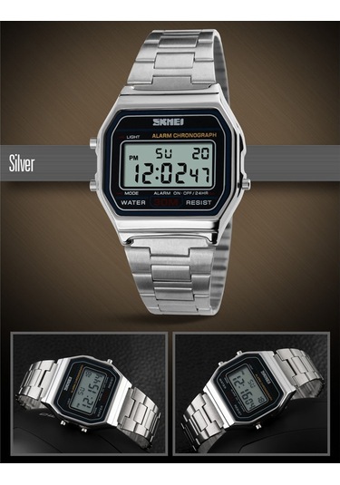 Leezsing "skmeı 1123 Unisex Spor Ve İş Kol Saati - Su Geçirmez, Kronometreli, Led Aydınlatmalı" Çok Renkli