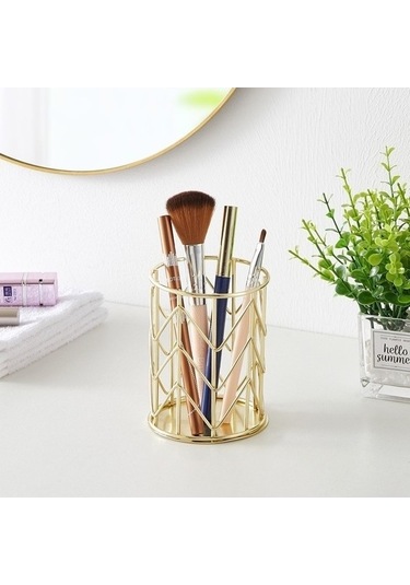 Tongxida Ofis Metal Sepeti Kozmetik Kutusu Kırtasiye Çok İşlevli Demir Depolama Fırça Dövme Bosphorusboutique Bitirme Kalemlik Diğer