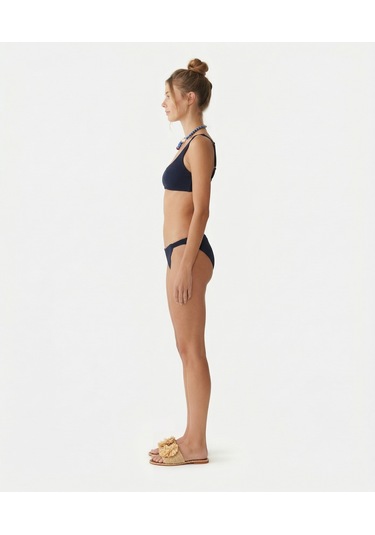 Yargıcı U Yaka Bikini Üst 26ykbw1040b 004 Lacivert
