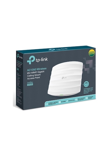 TP-Link EAP225 AC1350 1350 Mbps 5 Ghz Tavan Tipi Kablosuz Access Point