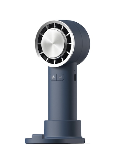 Springsun Usb Şarjlı Mini Fan, 3 Hızlı Soğutma, Dondurucu Mod, Telefon Tutucu, Taşınabilir Beyaz 1200mah Batarya Beyaz