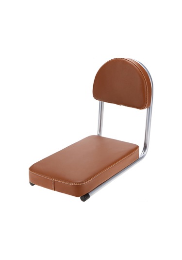 Jeemson Su Geçirmez Pu Deri Bisiklet Arka Koltuk - 1.2in Kalın Sünger, Rahat Oturuş Kahverengi