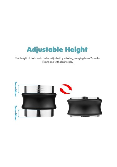 Dancemonkey 58mm Ayarlanabilir Derinlikli Paslanmaz Çelik Espresso Düzleştirici Ve Sıkıştırıcı Diğer