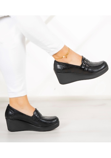 Erkan Saçmacı Taylor Siyah Yılan Hakiki Deri Dolgu Topuklu Günlük Ayakkabı Siyah Erkan Saçmacı Taylor Siyah Yılan Hakiki Deri Dolgu Topuklu Günlük Ayakkabı Siyah