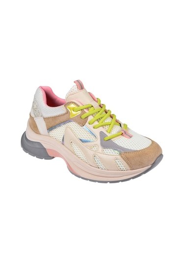 Pullman Kadın Spor Ayakkabı Sneaker Sms-30170 Bej Pembe-bej Pembe Bej - Pembe