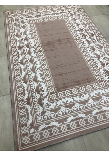 Dinarsu Halı Divina 150X233 Dı-007 Pudra Pembe Beyaz 4 M2 Halı !