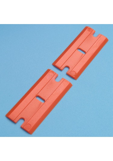 Xiaaokeji Adet Plastik Jilet Bıçağı Kazıyıcıları Ve 100 Adet 1,5 İnç Çift Kenar