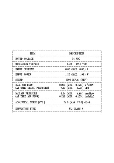 Delta Eub0424md ,40x20mm 24vdc 7-cfm 2-kablo Fan