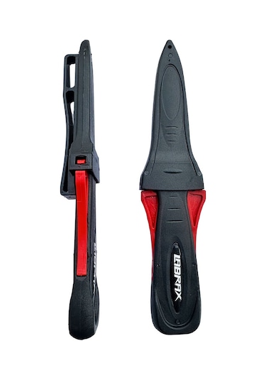 Labrax Falcon Kakıçlı Dalış Bıçağı Siyah