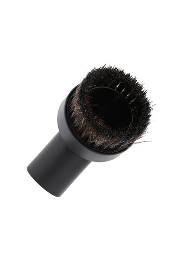 Konesam Ev Fırçası - At Kuyruğu Tüyü, 32 Mm Evrensel Tutucu, Saçak, Mobilya Temizliği İçin Sürekli Vakum Fırçası Uç Eklentisi Siyah