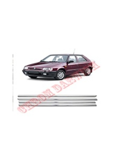 Skoda Felicia 1998-2001 Cam Çıtası 4 Parça Krom Paslanmaz Çelik