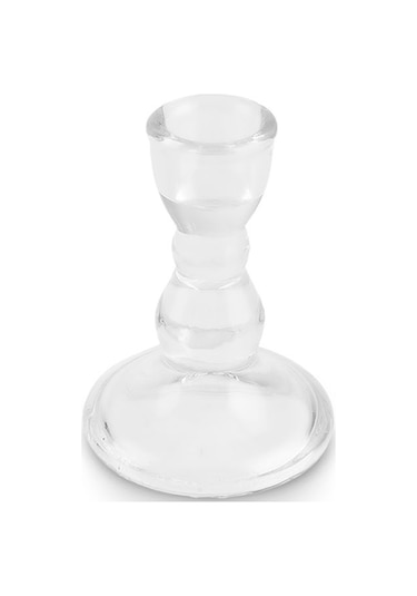 Karaca  Marine Cam Şamdan Şeffaf 6,5x6,5x9 cm