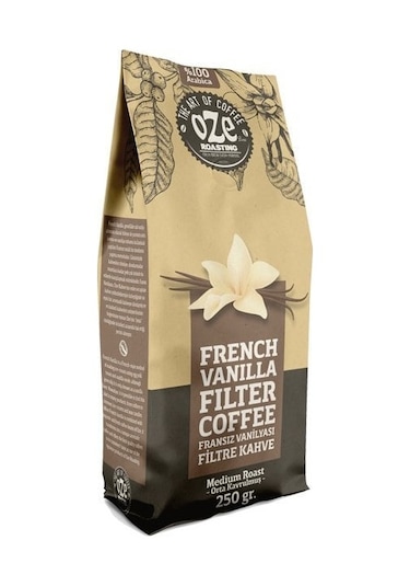 Oze Vanilya Aromalı Filtre Kahve 250G Çekirdek