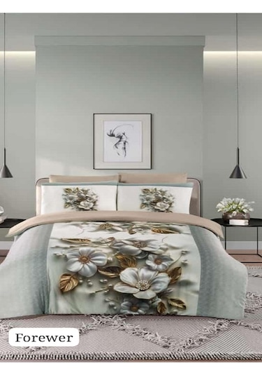 Örtüm Çift Kişilik Uyku Seti Kahverengi