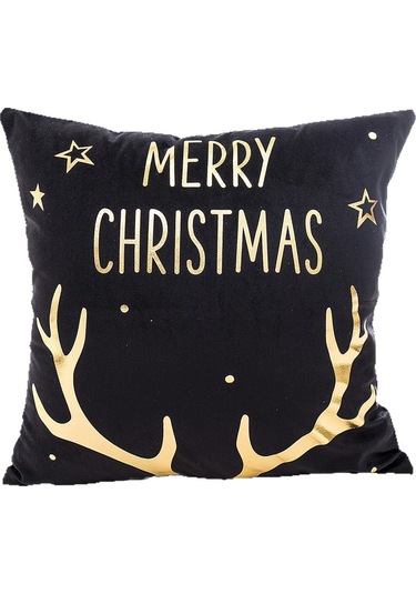 Cartoon Hand-painted Style Christmas Decorative Pillow No.125 Ekru