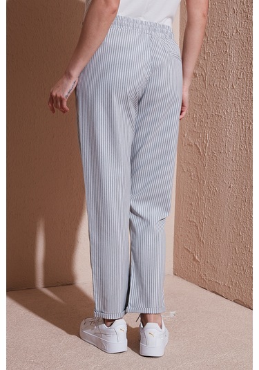 Fashion Friends Bayan Pantolon 25y0344k1 Gri Gri Fashion Friends Bayan Pantolon 25y0344k1 Gri Gri