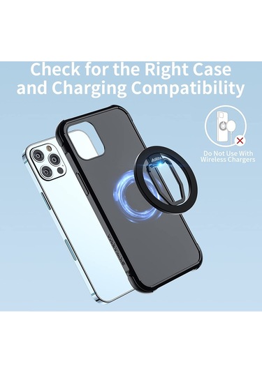 Cbtx İphone 13/12 Serisi İçin Aurox Manyetik Telefon Zil Tutacağı Destek Standı, Magsafe Aksesuarlarıyla Uyumlu - Pembe