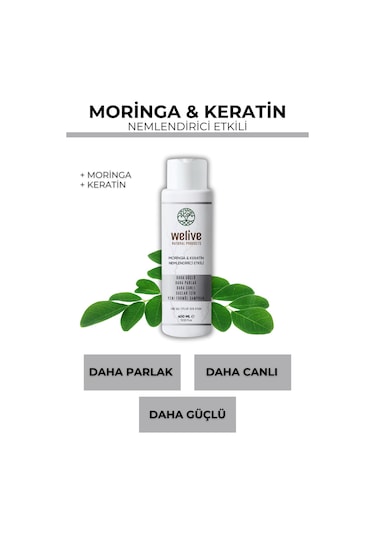 Moringa & Keratin Besleyici Bakım Şampuanı 400 Ml Normal