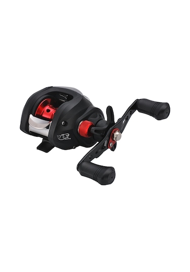 Shineyee Lızard Lk201 Siyah-kırmızı Metal Baitcasting Makinesi Sağ El - 17+1 Piyano Rulmanı, 7.2:1 Yüksek Hızlı Dişli Oranı