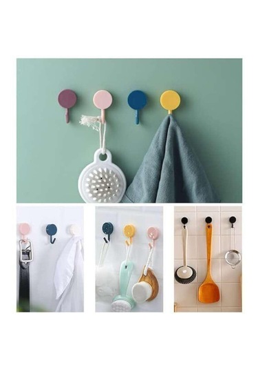 Kendinden Yapışkanlı Renkli Duvar Askı Renkli