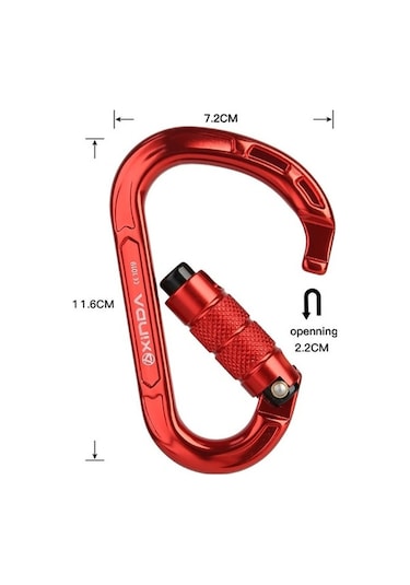 Pazly Xında Xd-8123n Karabina Kilit Hms Emniyet Tokası Armut Ana Turuncu Çok Renkli