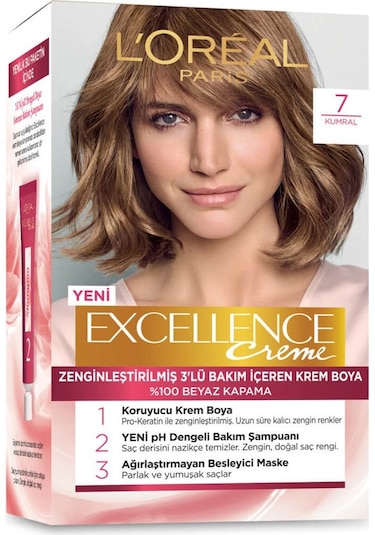 Loreal Paris Excellence Creme Saç Boyası 7 Kumral
