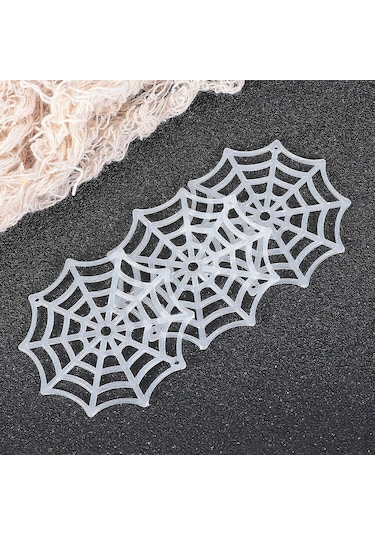 50 Adet Plastik Örümcek Ağı Cadılar Bayramı Örümcek Ağı Şenlikli Cadılar Bayramı Dekorasyon Aksesuarları Işıklı