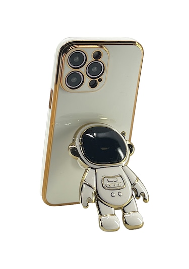 Nettech Apple Uyumlu iPhone 13 Pro Max Astronaut Seri Arka Koruma Kılıf - Siyah Siyah