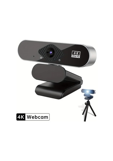 Dashanshop Exhqdr 8mp 4k Usb Otofokus Web Kamerası Zoom Canlı Yayın Görüntülü Görüşme İçin