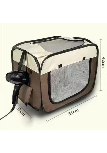 Homyl Kediler Köpekler Kurutma Kafesi Seyahat Taşıyıcı Pet L