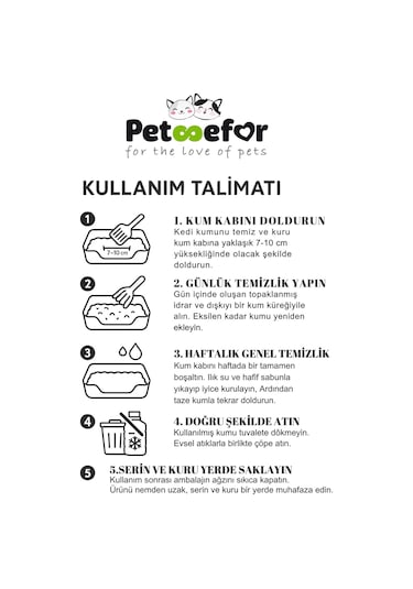 20 Lt Lavantalı Kedi Kumu