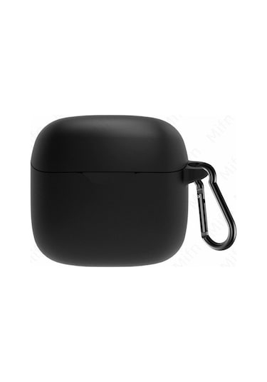 Jbl Tune Flex Kılıf Model Uyumlu Mat Silikon Soft Kancalı Sf7 Siyah