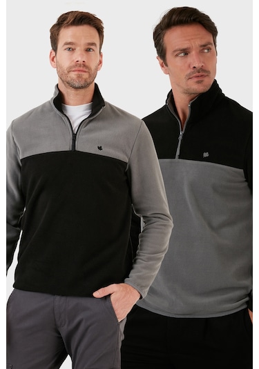 Buratti Erkek Polar 5906016s2 Gri Siyah-siyah Gri Siyah-siyah