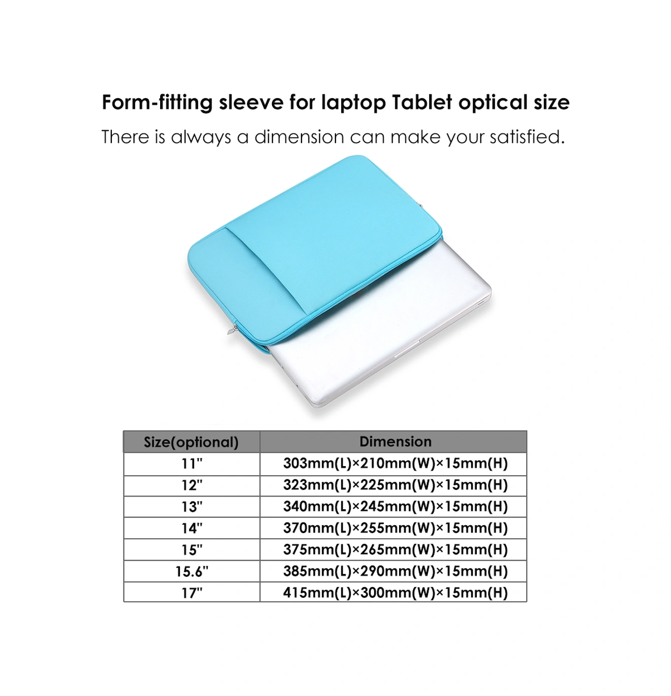 Neevoyu 15.6" Notebook, Ultrabook Ve Tablet İçin Pembe Anti-statik Köpük Kılıf - Şeffaf Erişim, Şok Emici Ve Cep Tasarımı Pembe