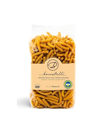Bonatelli Organik Nohut Unlu Dirsek Makarna  400 G