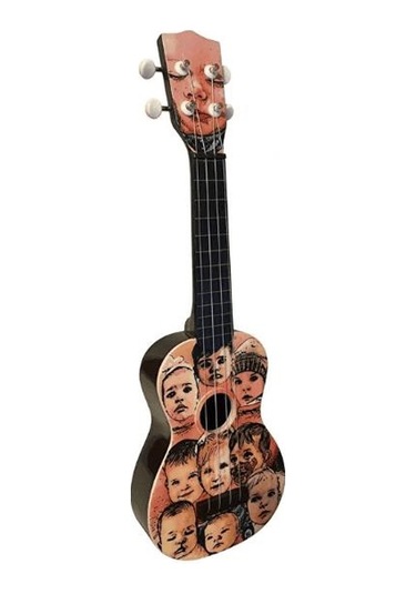 Soprano Ukulele Bebek Desenli