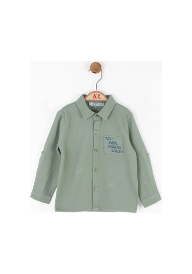 Nk Kids Erkek Bebek Tiny Gömlek 48605 Yeşil