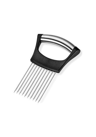 Likeable Premium Sebze Dilimleyici Keskin Paslanmaz Çelik Gıda Dilimleyici İçin Soğan Dilimleyici Tutucu - Siyah Siyah