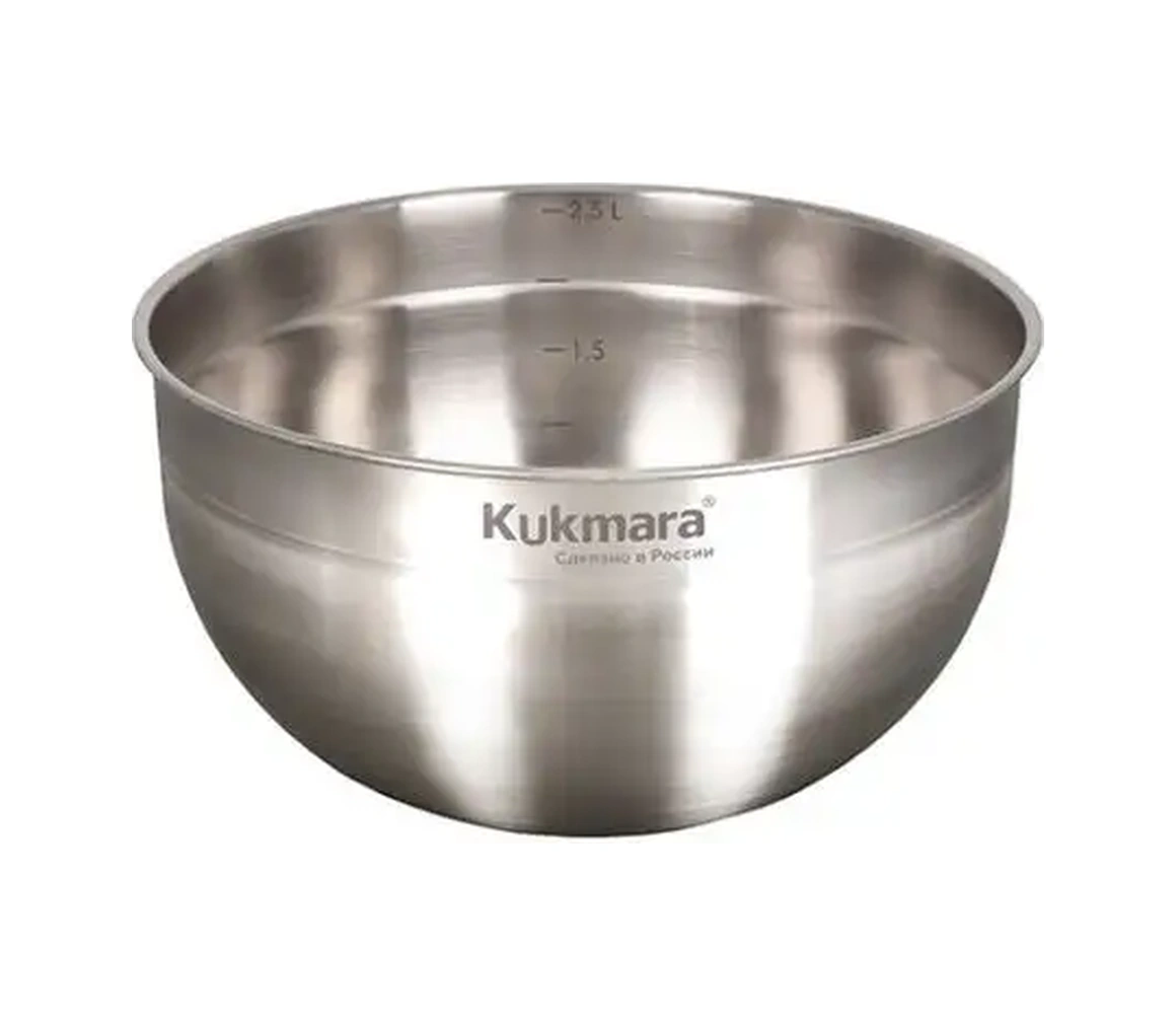 Kukmara 2,8 Litre Paslanmaz Çelik Kase, Büyük Salata Kasesi 163494511