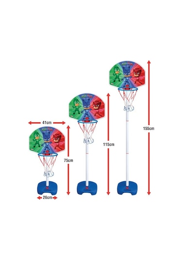 Dede Pj Masks Büyük Ayaklı Basketbol Set Dede-03403