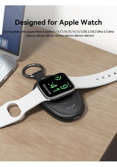 Novahub İos Uyumlu iOS Watch Uyumlu Şarj Cihazı 10/9/8/7/6/5/4/3/2/se/ultra Seyahat Gücü 0-2000mah Kablosuz Şarj Cihazı Amerika Birleşik Devletleri