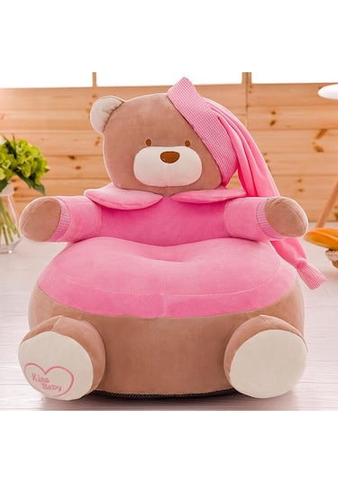 Suntek Sevimli Çocuk Koltuk Kanepe Kapak Bebek Sandalyesi 02-pembe 02 Pembe